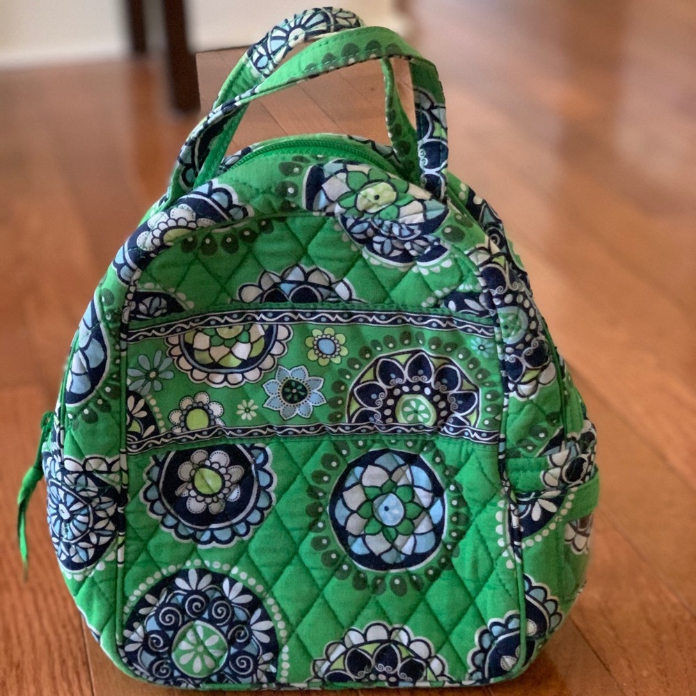 Vera Bradley Cupcake Green Lunch Bag
